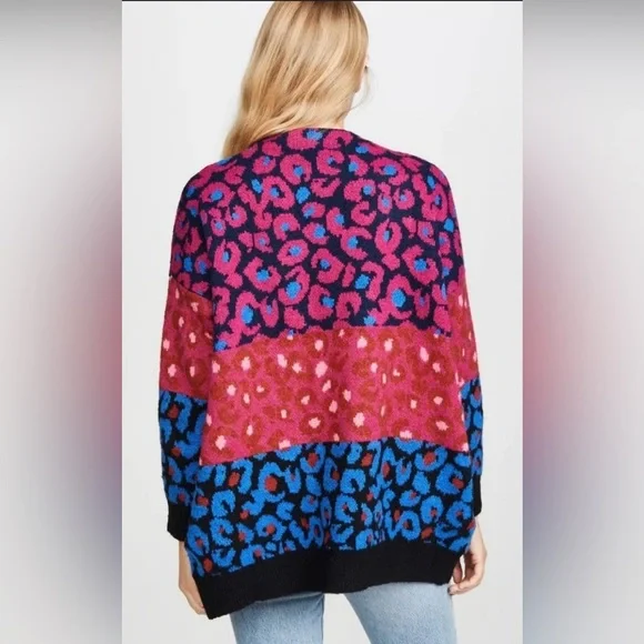 FARM RIO Mixed Leopard Cardigan - XS - Picture 3 of 7